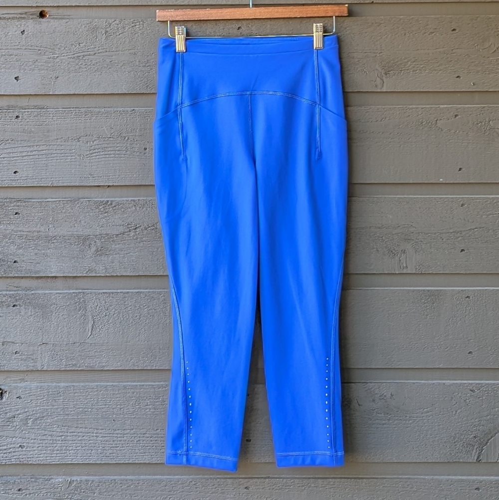 Lululemon Swift Speed High-Rise Crop 21" Blazer Blue Tone Size 6 - Picture 13 of 13